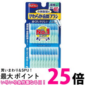 小林製薬 やわらか歯間ブラシ SSS-S 40本 ×2個セット 送料無料 【SK11814】