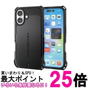 �G���R�� PM-A25AZEROMGBK iPhone 17 �P�[�X �J�o�[ �n�C�u���b�h �Ռ��z�� ZEROSHOCK MAGKEEP ���C�����X�[�d�Ή� ELECOM �������� �ySK12901�z