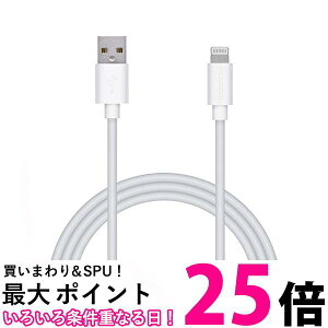 2�Z�b�g �G���R�� MPA-UAL10WH �z���C�g 1m Lightning�P�[�u�� ���C�g�j���O iPhone �[�d�P�[�u�� �X�^�����_�[�h �������� �ySK20841�z