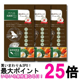 3個セット はむすてぃっく Premium100 乳酸菌プラス 緑黄色野菜ミックス 5g×6本 小動物 送料無料 【SK28581】