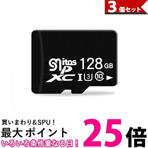 3Zbg 1Nۏؕt SDJ[h e128GB MicroSD[J[h }CN SDJ[h 128GB Class10 hR (ǗS) ySK31694z
