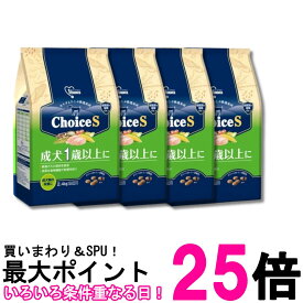 4個セット アースペット ファーストチョイス ChoiceS 成犬1歳以上に 2.4kg 送料無料 【SK32201】
