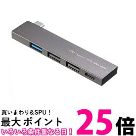 サンワサプライ USB-3TCH21SN USB Type-C コンボ スリムハブ 送料無料 【SG42219】