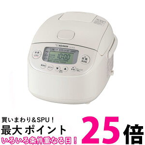 象印 NP-RU05-WA 小容量圧力IH炊飯ジャー 3合炊き ホワイト ZOJIRUSHI 送料無料 【SG49294】