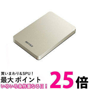 BUFFALO USB3.1(Gen.1)Ή ϏՌ|[^uHDD 1TB S[h HD-PGF1.0U3-GLA  ySG60298z