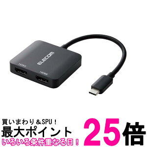GR usb c ϊA_v^ Type-C to HDMI 2|[g 4K 0.12m P[u ubN AD-CHDMI2BK2  ySG61289z