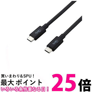 GR USB4P[u USBP[u Type C (USB-C to USB-C) 100W USB]IFKFؕi 0.8m ubN USB4-CC5P08BK  ySG62493z