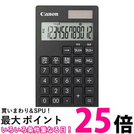 Canon ビジネス手帳型電卓 KS-12T-BK SOB 12桁 送料無料 【SG70852】