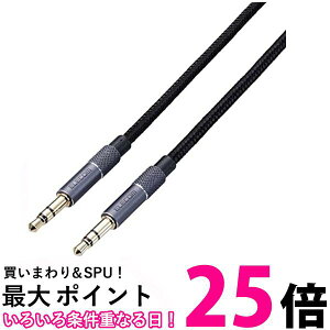 GR I[fBIP[u XeI~jvO 1.0m A~RlN^ AUX P[u 3.5mmubN AX-35MA10BK  ySG76246z