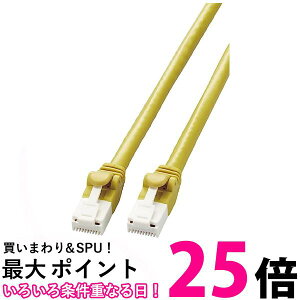 GR LANP[u cat6A CAT6AΉ 3m c܂Ȃ EU RoHSwߏ ȈՃpbP[Wdl CG[ LD-GPAT YL3 RS  ySG78065z