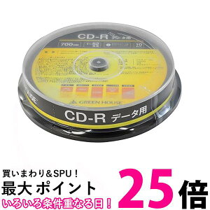 O[nEX CD-R fBA (f[^p) e 700MB zCg[x 10  Xsh GH-CDRDA10  ySG79714z