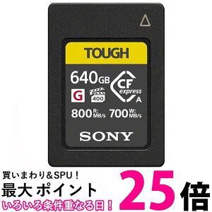 \j[ CFexpress Type A[J[h CEA-G640T TOUGH 640GB(ILCE-1FX6FX3FX30ILCE-7SM3ILCE-7M4Ή)  ySG80466z
