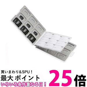 GR J[hP[X SD P[X vX`bN SD18 + microSD18[ zCg CMC-SDCPP36WH  ySG84164z