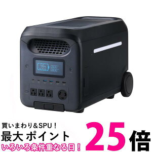 GR DE-PS2500PBK ubN |[^ud 2560Wh ACio2500W AC×4 USB-C×2 USB-A×4  ySG95189z
