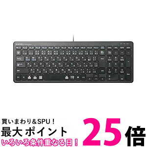 �G���R�� �L�����^�R���p�N�g�L�[�{�[�h �u���b�N TK-FCP097BK(1��) �ySS4953103345058�z