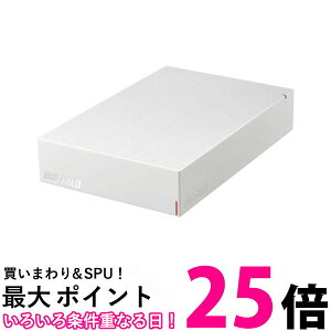 BUFFALO 外付けHDD ホワイト 4TB HD-LE4U3-WB【SS4981254060681】
