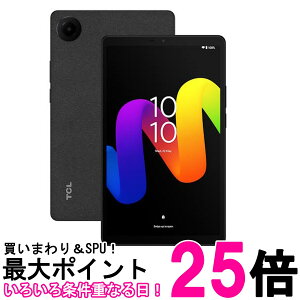 TCL �^�u���b�g TAB 8 Gen2 8.7�C���` 6000mAh�o�b�e���[ �d��330g ����8.35mm ��ʐ�L����86�p�[�Z���g �h���h�oIP54 �u���b�N�ySS4894461994451�z