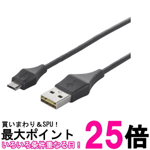 �o�b�t�@���[ �ǂ�����USB2.0�P�[�u�� A to microB1.2m �u���b�N BSUAMBDU212BKA�ySS4950190354680�z