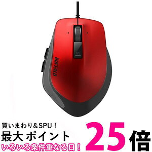 iBUFFALO �L�� BlueLED �v���~�A���t�B�b�g�}�E�X BSMBU500MRD�ySS4950190358824�z