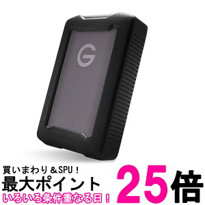 SanDisk Professional 4TB G-Drive ArmorATD - ���őϋv���̂���|�[�^�u���O�t���n�[�h�h���C�u HDD�AUSB-C�AUSB 3.2 Gen 1 - SDPH81G-004T-GBA1D�ySS0718037902661�z
