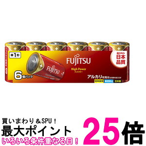 �x�m�� High Power �A���J�����d�r �P1�` 1.5V 6�p�b�N LR20FH6S�ySS4976680274009�z