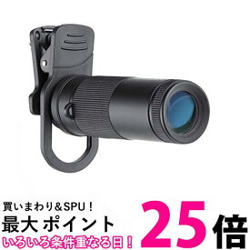 Kenko KRP-8t スマホ用交換レンズ リアルプロクリップレンズ 望遠8倍 単眼鏡兼用モデル 8倍 20口径 ダブルレンズ 【SB00759】