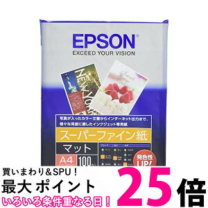 �G�v�\�� KA4100SFR A4 100�� �X�[�p�[�t�@�C���� EPSON �ySB01922�z