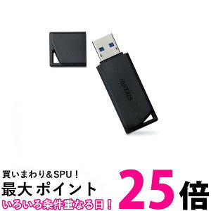 �o�b�t�@���[ RUF3-K64GB-BK �u���b�N USB3.1(Gen1)�Ή� USB�������[ USB3.1/3.0/2.0�Ή� �o�����[���f�� 64GB BUFFALO �ySB08000�z