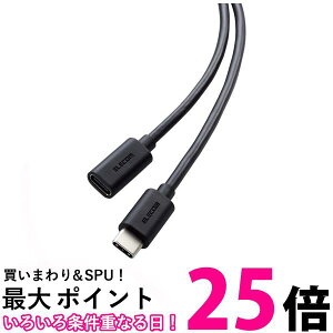 �G���R�� MPA-ECC20BK USB Type C �����P�[�u�� 2m PD USB2.0 �u���b�N ELECOM �ySB15500�z
