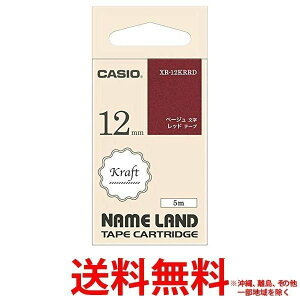 CASIO �l�[�������h�e�[�v XR-12KRRD �ySS4549526701825�z