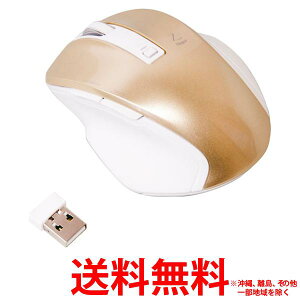 Digio2 無線 5ボタンBLUE LED小型マウス Z ゴールド MUS-RKF119GL(1コ入)【SS4902205475002】