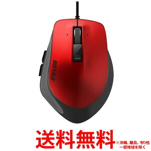 iBUFFALO �L�� BlueLED �v���~�A���t�B�b�g�}�E�X BSMBU500MRD�ySS4950190358824�z