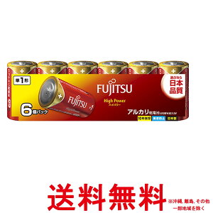 �x�m�� High Power �A���J�����d�r �P1�` 1.5V 6�p�b�N LR20FH6S�ySS4976680274009�z