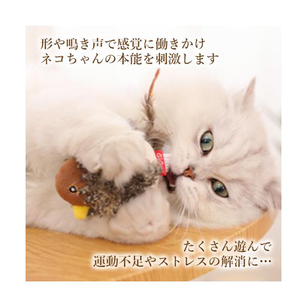 【楽天市場】猫 おもちゃ 鳥 鳴く ストレス発散 鳴き声 猫用おもちゃ 