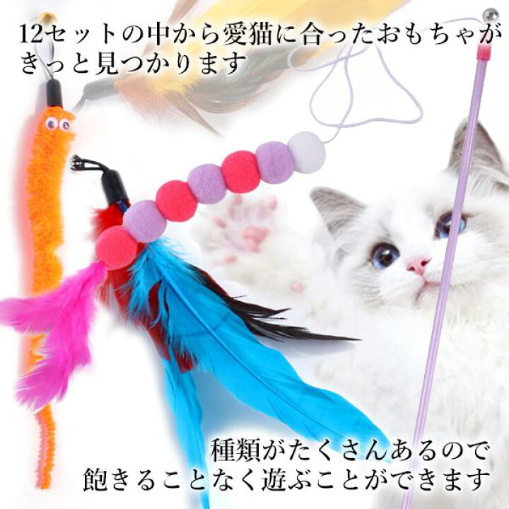 楽天市場】ポイント最大18倍!! 猫じゃらし 12点セット 猫用品 猫用おもちゃ ねこじゃらし 釣り竿 羽根 鈴 伸びる しなやか 運動不足解消 (管理 C) 送料無料 【SK19474】 : THINK RICH STORE 楽天市場】ポイント最大18倍!! 猫じゃらし 12点セット 猫用品 猫用おもちゃ ねこじゃらし 釣り竿 羽根 鈴 伸びる しなやか 運動不足解消 (管理 C) 送料無料 【SK19474】 : THINK RICH STORE