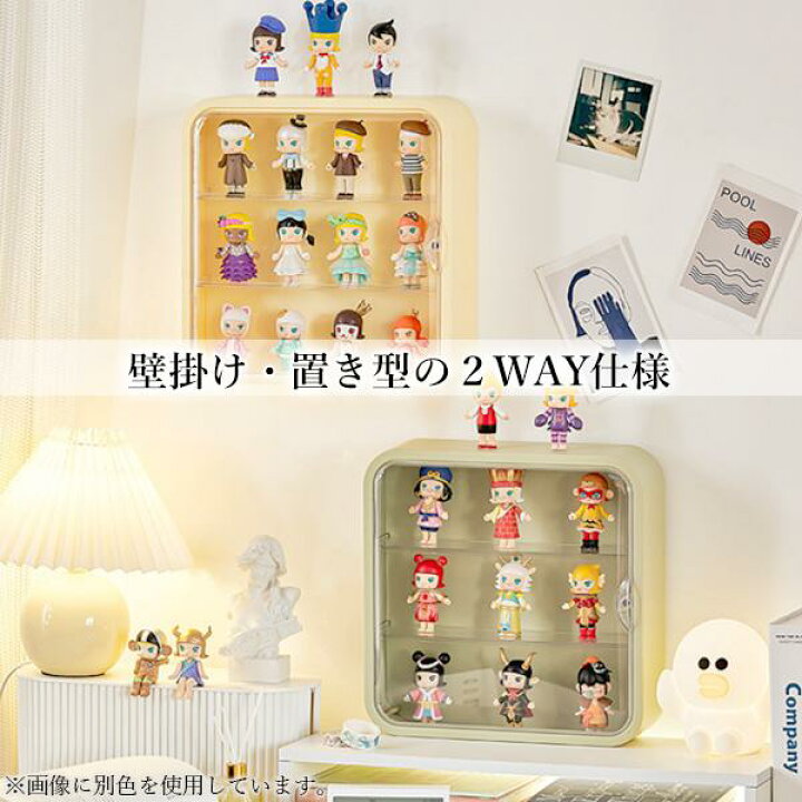 楽天市場】コレクションケース 大型 アクリル ケース 壁掛け ホワイト 