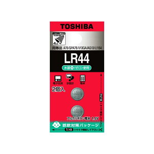 ���� LR44EC2P �A���J���{�^���d�r LR44 2���� TOSHIBA �ySB00382�z