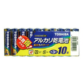 TOSHIBA LR6L 10MP 東芝 アルカリ乾電池 単3形1パック10本入 セット 単三 電池 【SB01761】