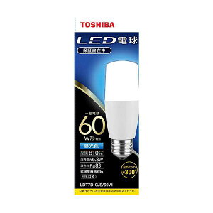���� LDT7D-GS60V1 LED�d�� �����F E26���� 60W�`���� 810lm TOSHIBA �ySB02104�z