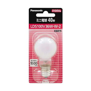 �p�i�\�j�b�N LDS100V36WW2 �z���C�g �~�j�d�� 40�` 36W E17���� Panasonic �ySB04005�z