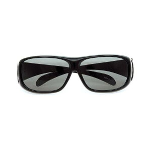 コールマン メガネの上からかけられる偏光サングラス オーバーグラス ブラック Coleman 【SB05390】
