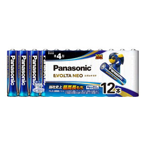 パナソニック LR03NJ 12SW エボルタNEO 単4形アルカリ乾電池 12本パックPanasonic 【SB05471】