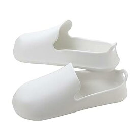 マーナ W608W お風呂のスリッパ フック穴付き ホワイト バスブーツ 浴室掃除 バスシューズ 浮かせる収納 【SB08004】