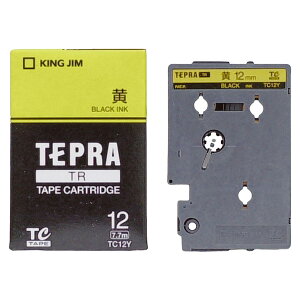 �L���O�W�� TC12Y �e�v�� TR�e�[�v�J�[�g���b�W ������ 12mm�� 7.7m �����x�� KING JIM �ySB10571�z