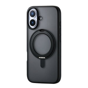 �G���R�� PM-A25AMAGSTBK �u���b�N iPhone 17 �P�[�X �J�o�[ �N���A �ϏՌ� �Ռ��z�� �}�O�l�b�g MAGKEEP ��]���X�^���h �ySB11670�z