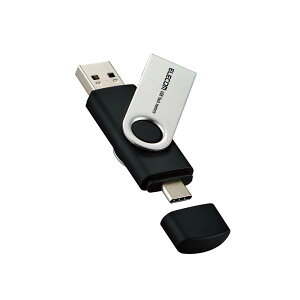 GR MF-TPC3064GBK USB 64GB Type-C USB-A RlN^[Ή USB3.2 ] ubN ELECOM ySB13361z