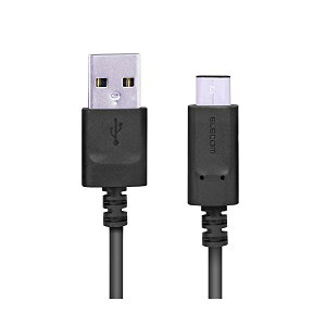 �G���R�� MPA-AC01NBK 0.15m �u���b�N USB TYPE C �P�[�u�� �^�C�vC (USB A to USB C ) �ySB13749�z
