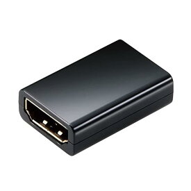 エレコム AD-HDAASS01BK ブラック 1個入り HDMI中継アダプタ 延長コネクター 4K 2K(60p) スリムタイプ 【SB15610】