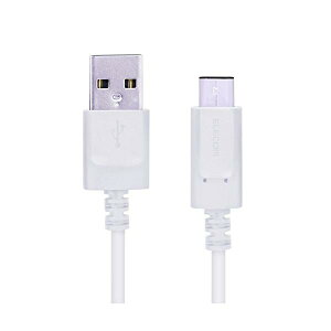 �G���R�� MPA-AC15NWH USB �z���C�g 1.5m TYPE C �P�[�u�� �^�C�vC USB A to USB C 3A�o�͂Œ��}���[�d �ySB17010�z