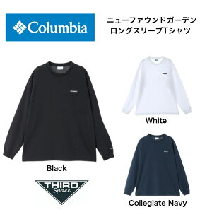 Columbia �j���[�t�@�E���h�K�[�f�������O�X���[�uT�V���c �R�����r�A �g�b�v�X ����T �z������ �T���v���e�N�V�����@�\ �A�E�g�h�A �L�����v PM1487 Black White Collegiate Navy �S3�F ��������